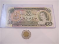 Billet $20 de remplacement 1969