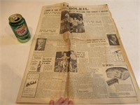 WW2: Journal le Soleil 18 sept 1941
