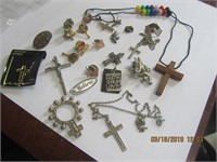 Cross Lot-Pins,Pendants & Necklaces-24