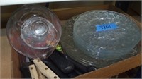 PYREX MEASURE CUPS, CLEAR GLASS DINNER WARE