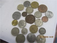 21 Foreign Coins Lot