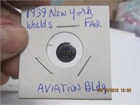1939 N.Y. Worlds Fair Aviation Bldg. Tab