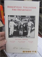 1989 Bishopville Vol. Fire Dept. 50th Anniv. Book