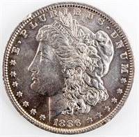 Coin 1886  Morgan Silver Dollar Gem BU *
