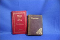 Antique Tennyson Book w/ Leather Cover 1900