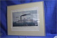 Vintage Picture Steamboat Mayflower