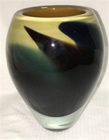 Artist Signed Art Glass Vase