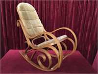 Refinished Bentwood Rocking Chair