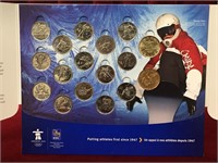2010 Vancouver Olympic Coin Set - 17 Coins