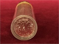 1963 Uncirculated Roll Canada 1¢ Coins