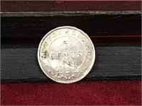 1941 Newfoundland 5¢ Silver Coin