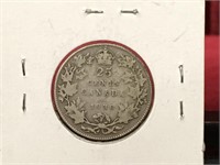 1930 Canada 25¢ Silver Coin