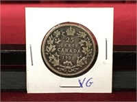 1902 Canada 25¢ Silver Coin