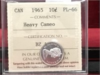 1965 Canada 10¢ Silver Coin