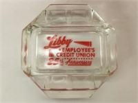 Libby Credit Union 25th Anniversary Ashtray