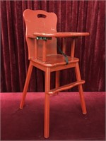 Vintage Wood Winnie-the-Pooh High Chair