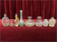 8 Vintage Perfume Bottles