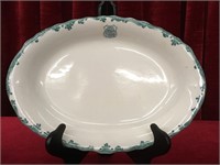 Union Pacific Overland Dining Car 13" Platter