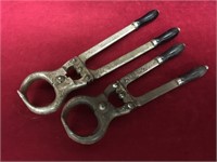 2 Vintage Burdizzo Italy Castration Tools