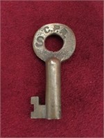 Vintage C.P.R. Brass Railroad Lock Key
