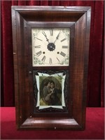 Antique Waterbury Clock Co Wall Clock - Revamped