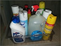 Bucket Lot; Cleaning Supplies; Dawn, Lysol