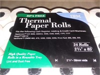 Thermal Paper Rolls; 2 Packs