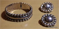 Jewelry - Sterling Silver Bracelet & Earrings