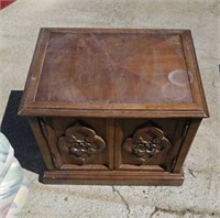 Vintage Two Drawer Side Table Night Stand
