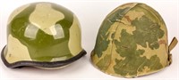 Vietnam Era Military Helmets, Lot of 2