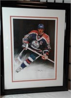 Affiche encadrée Wayne Gretzky 11x16po