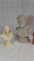 Bustes de la Vierge et Jean Paul II