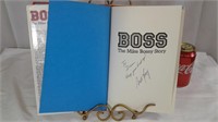 Livre Boss dédicacée par Mike Bossy signed book