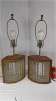 Paire de lampe de table vintage