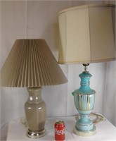 2 lampes de table