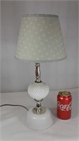 Lampe de table en Milk glass, fonctionnel