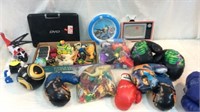 Toys, Boxing Gloves, Portable DVD Player R6C