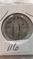 1929 Standing Libery Quarter Dollar