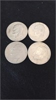 Eisenhower Silver Dollars lot of 4