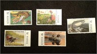 Set of 5 Wisconsin State hunting stamps 2006