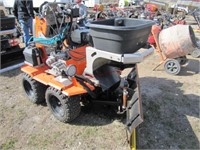 Snowrator ZX4 Honda GX390 gas engine,