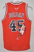 Signed Michael Jordan Chicago Bulls Jersey In Box