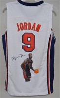 Signed Michael Jordan USA Team Jersey Hologram