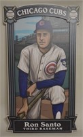 Gary Cieradkowski Ron Santo Baseball Card Portrait