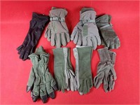 8 Pair of Miscellaneous Military Gloves