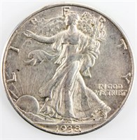 Coin 1938-D Walking Liberty Half Dollar Choice!