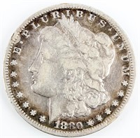 Coin 1880-CC Morgan Silver Dollar in Very Fine
