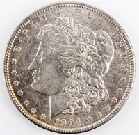 Coin 1904  Morgan Silver Dollar Gem BU