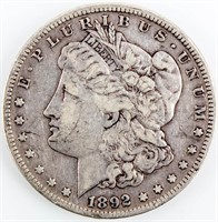 Coin 1892-S Morgan Silver Dollar in Very Fine