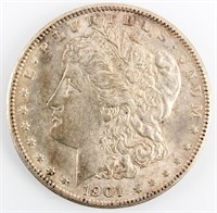 Coin 1901-S  Morgan Silver Dollar Gem BU